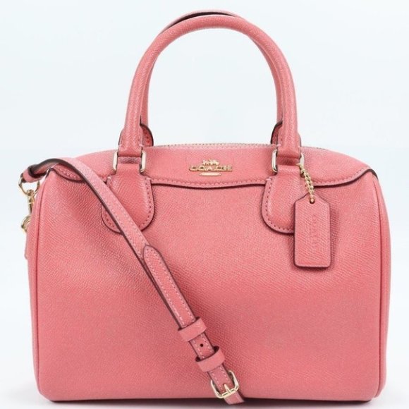 Coach Handbags - Mini Bennett Peony Glitter Satchel Bag F31377